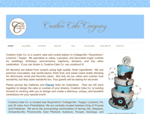 Tablet Screenshot of creativecakeco.com